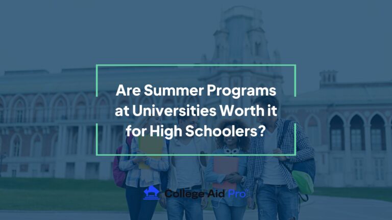 Are Summer time season Packages at Universities Value it for Extreme Schoolers? – School Help Skilled